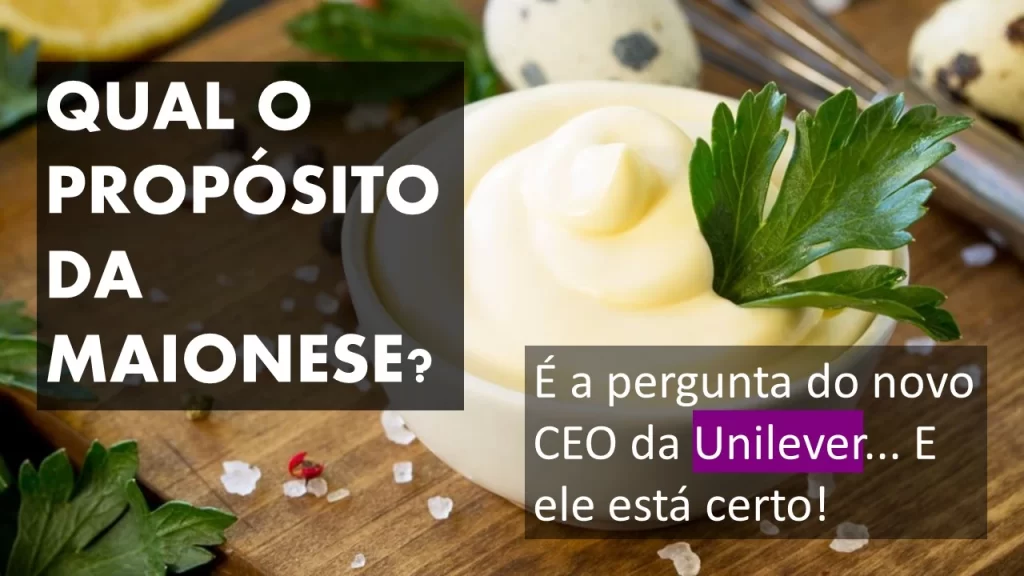 Qual é o propósito da maionese?