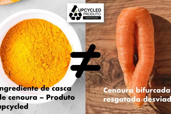 Upcycling e resgatado ou desviado