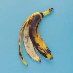 Casca de banana em bioplástico