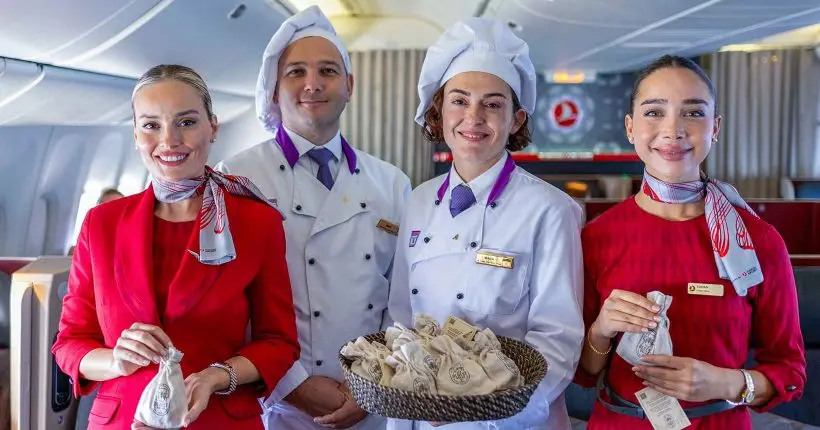 Por que a Turkish Airlines está servindo pão ancestral na classe executiva de seus vôos?